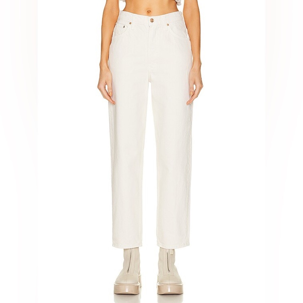 MOTHER DENIM Snacks! High Waisted Double Stack Ankle jeans